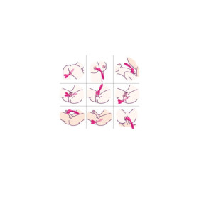Vibromasseur Wand  rose en forme de Y avec 3 moteurs 